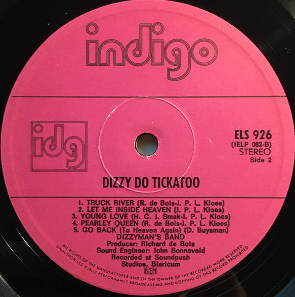 Dizzy Man's Band : Dizzy Do Tickatoo (LP, Album)