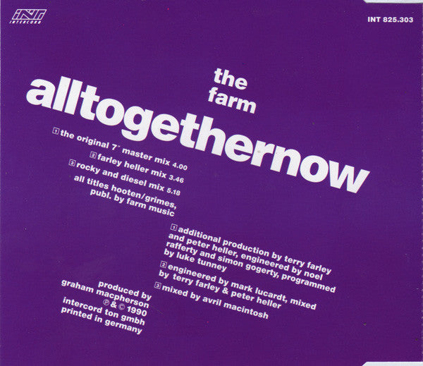 The Farm : All Together Now (CD, Maxi)