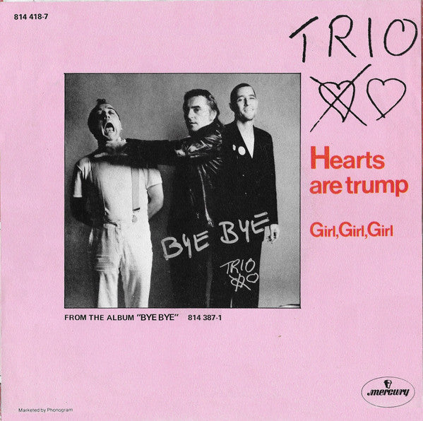 Trio : Hearts Are Trump (7", Single)