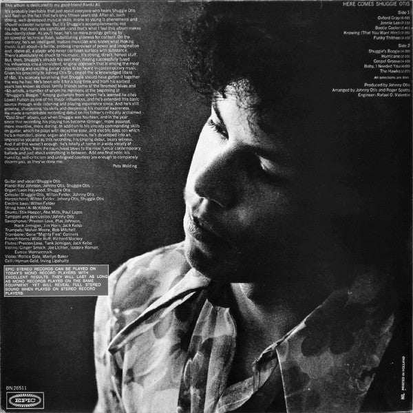 Shuggie Otis : Here Comes Shuggie Otis (LP, Album)