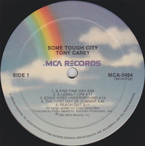 Tony Carey : Some Tough City (LP, Album)