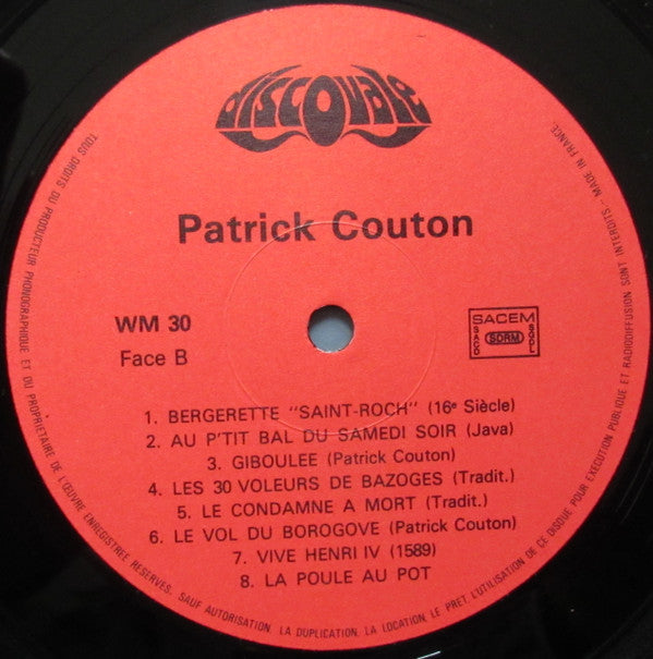 Patrick Couton : Patrick Couton (LP)