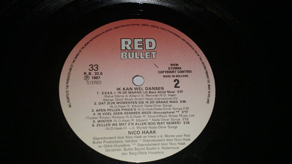 Nico Haak : Ik Kan Wel Dansen (LP, Comp)