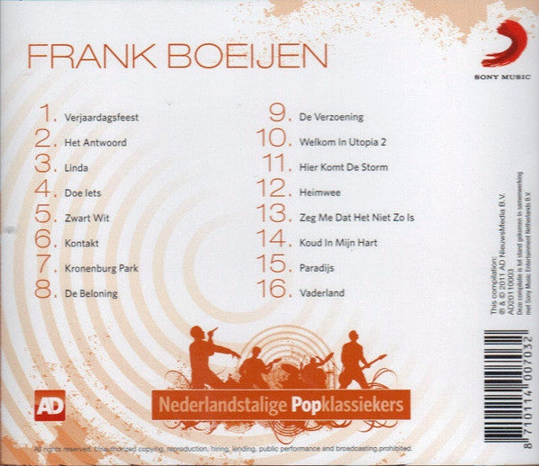 Frank Boeijen : Nederlandstalige Popklassiekers (CD, Comp)