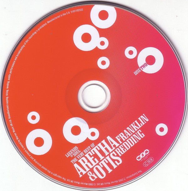 Aretha Franklin & Otis Redding : Legends Of Soul - The Very Best Of Aretha Franklin & Otis Redding (2xCD, Comp)