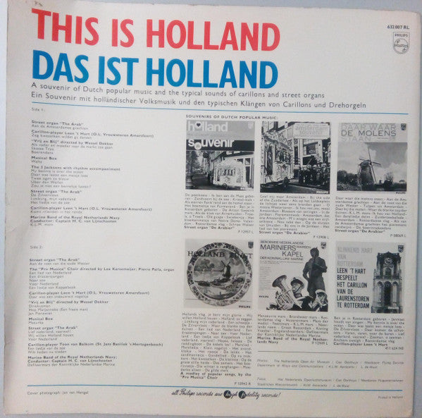 Various : This Is Holland (LP, Album, Mono)