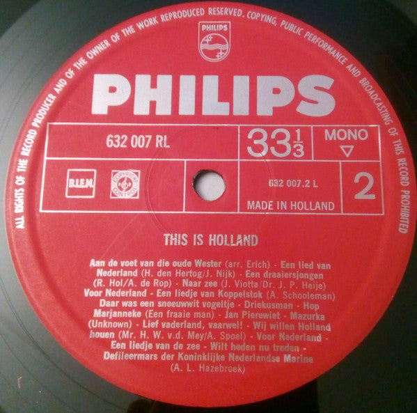 Various : This Is Holland (LP, Album, Mono)