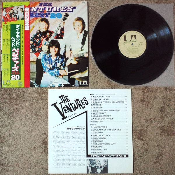 The Ventures : The Ventures' Best 20 (LP, Comp)