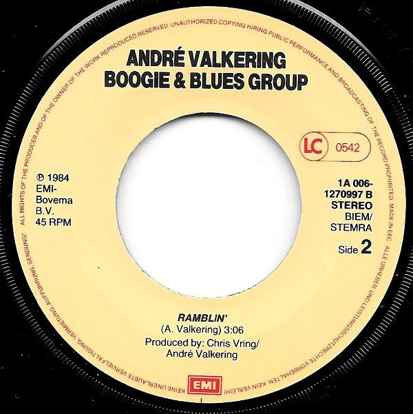 André Valkering Boogie & Blues Group : Soul Squeeze (7", Single)