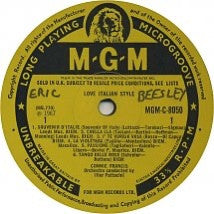 Connie Francis : Love Italian Style (LP, Album, Mono)