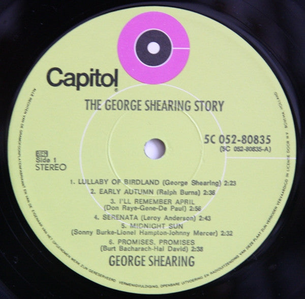 George Shearing : The George Shearing Story (LP, Comp)