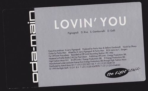 Oda-Main : Lovin' You (12")
