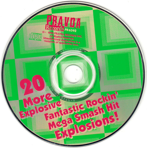 Various : 20 More Explosive Fantastic Rockin' Mega Smash Hit Explosions! (CD, Album, Comp)