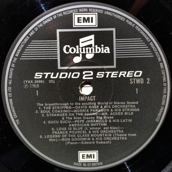 Various : Impact (LP, Album, Comp, RE, Whi)