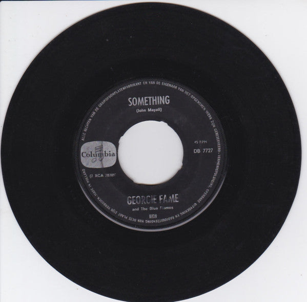 Georgie Fame & The Blue Flames : Something (7", Single)