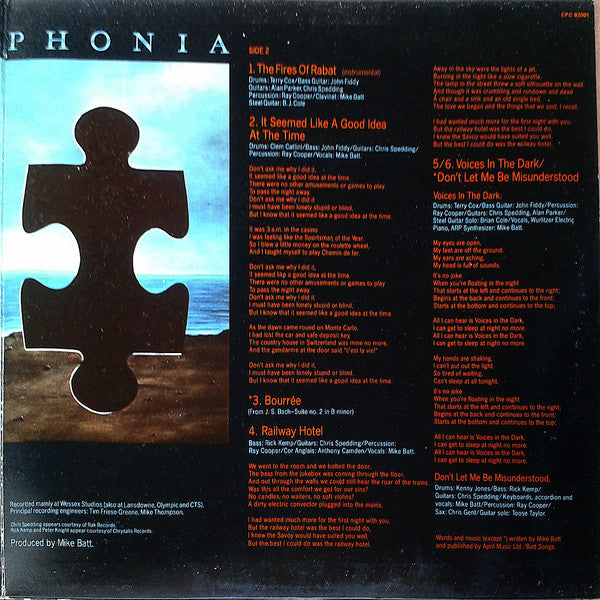 Mike Batt With The London Symphony Orchestra : Schizophonia (LP, Album, Ora)