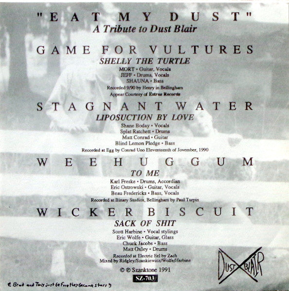 Various : Eat My Dust (A Tribute To Dust Blair) (7", Yel)