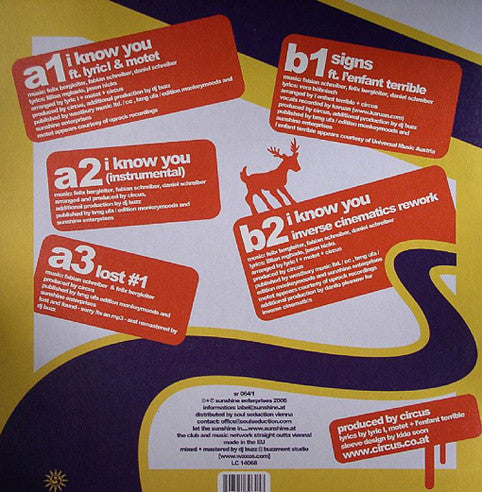 Circus (3) : I Know You (12")