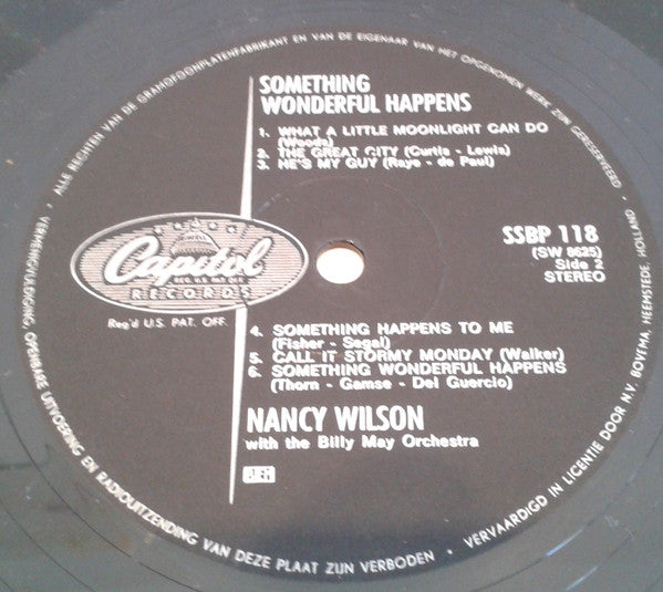 Nancy Wilson : Wonderful (LP, Album, Club, RE)