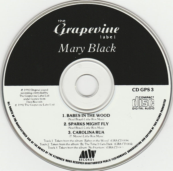 Mary Black : Babes In The Wood (CD, Single)