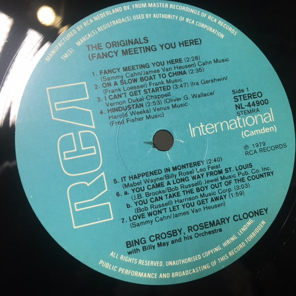 Crosby* - Clooney* : Fancy Meeting You Here (LP, Album, RE)