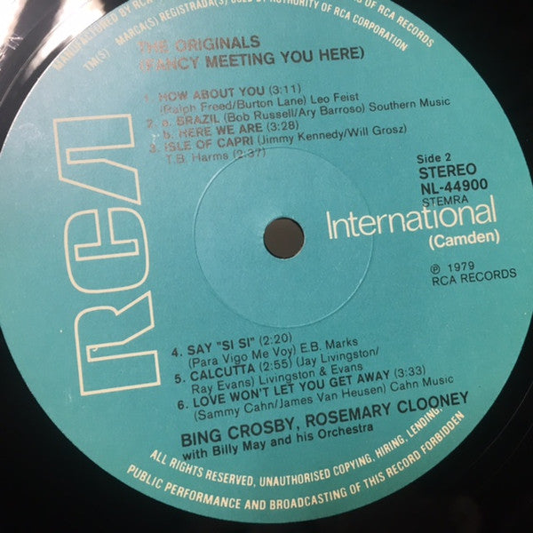 Crosby* - Clooney* : Fancy Meeting You Here (LP, Album, RE)