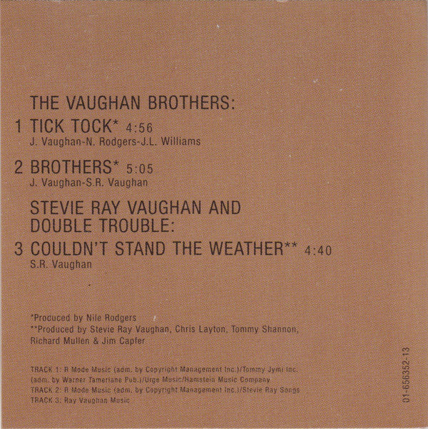 The Vaughan Brothers : Tick Tock (CD, Mini, Maxi)