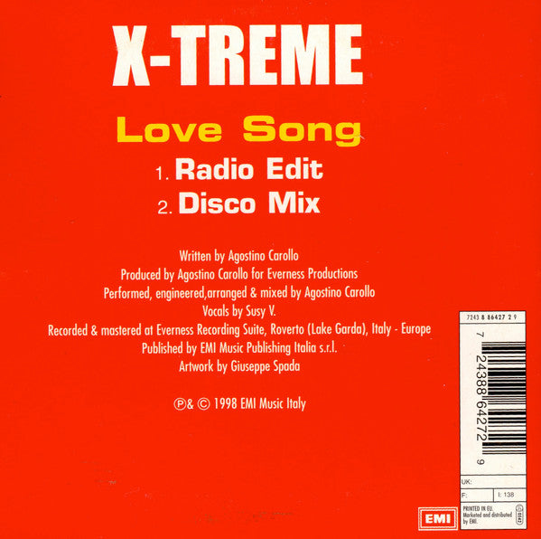 X-Treme : Love Song (CD, Single)