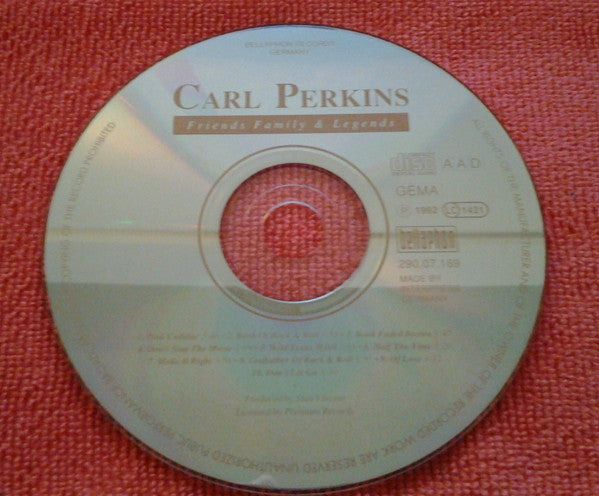 Carl Perkins : Friends Family & Legends (CD, Album)