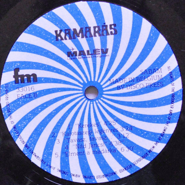 MALÉV Kamarás Együttes : Hungarian Folk Music Group Of Malév (LP, Album)