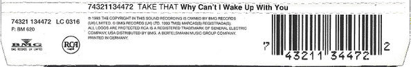 Take That : Why Can't I Wake Up With You? (CD, Single)