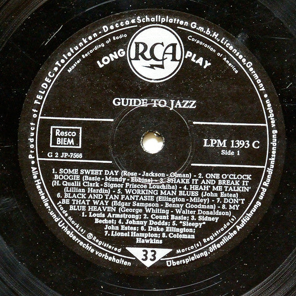 Various : Guide To Jazz (LP, Comp)