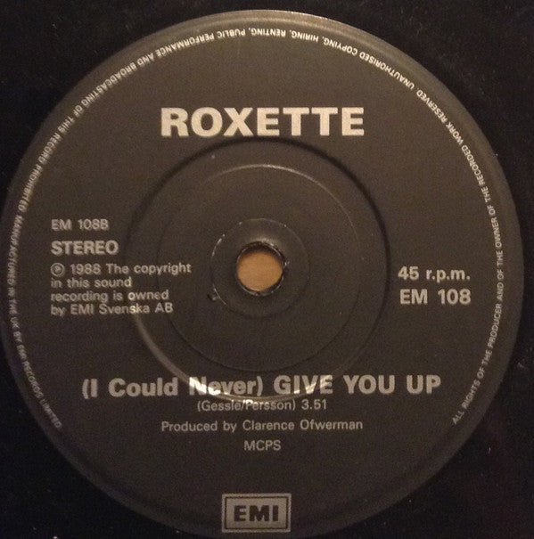 Roxette : Listen To Your Heart (7", Single, Pap)