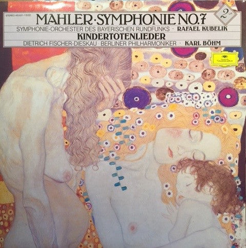 Mahler* - Rafael Kubelik, Symphonie-Orchester Des Bayerischen Rundfunks, Karl Böhm, Dietrich Fischer-Dieskau, Berliner Philharmoniker : Symphonie No. 7 - Kindertotenlieder (2xLP, RE)