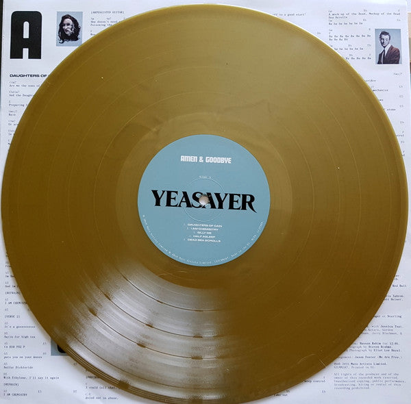 Yeasayer : Amen & Goodbye (LP, Album, Ltd, Gol)