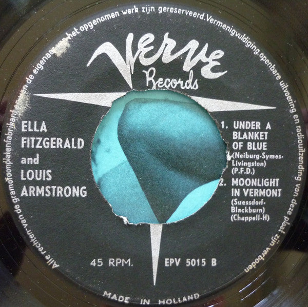 Ella Fitzgerald And Louis Armstrong : Ella And Louis (7", EP)