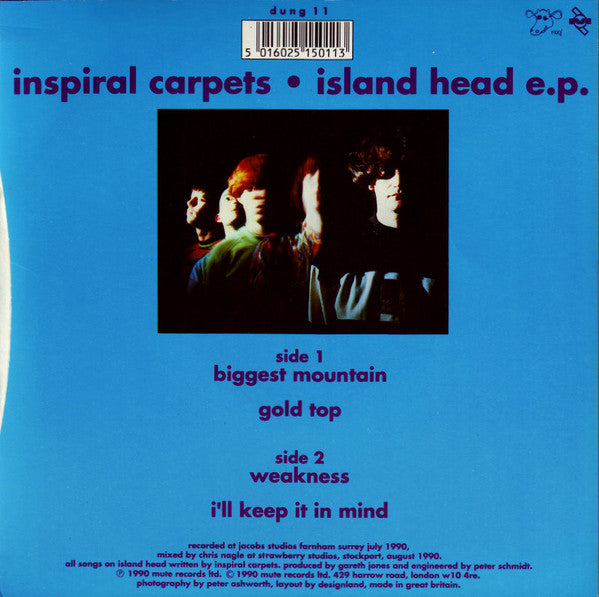 Inspiral Carpets : Island Head E.P. (7", EP)