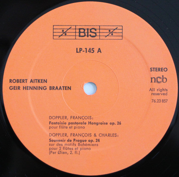 Albert Franz Doppler & Karl Doppler, Per Øien, Robert Aitken (2), Geir Henning Braaten : The Complete Music For Flute & Piano, Volume 2 (LP)