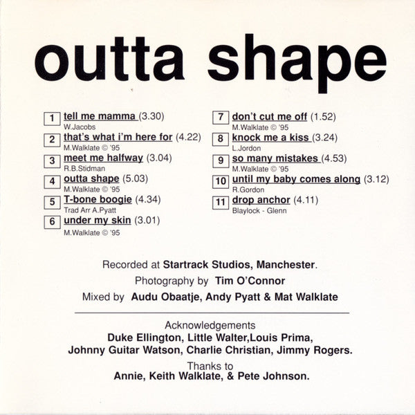 The Moochers (2) : Outta Shape (CD, Album)