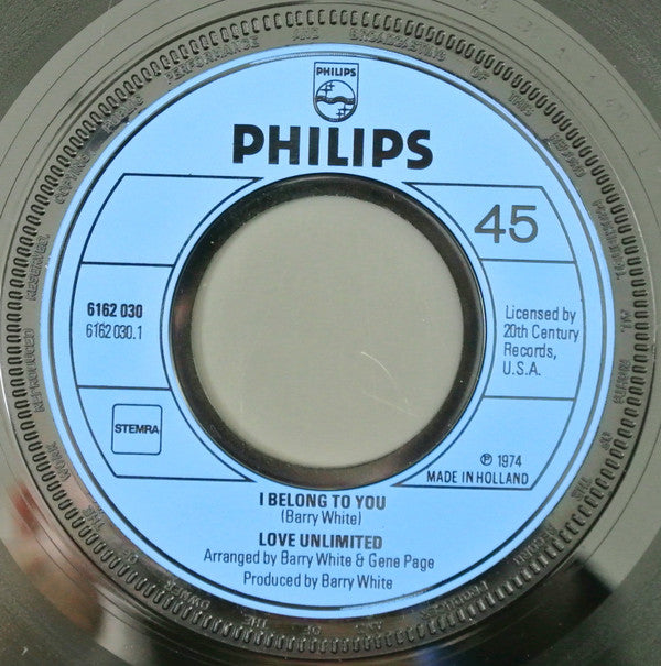 Love Unlimited : I Belong To You / And Only You (7", Single)