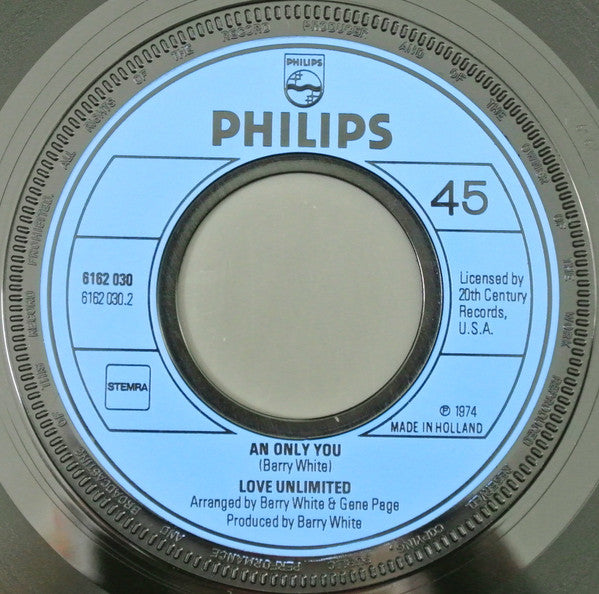 Love Unlimited : I Belong To You / And Only You (7", Single)