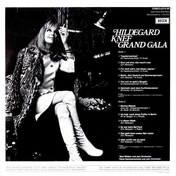 Hildegard Knef : Grand Gala (LP, Comp)