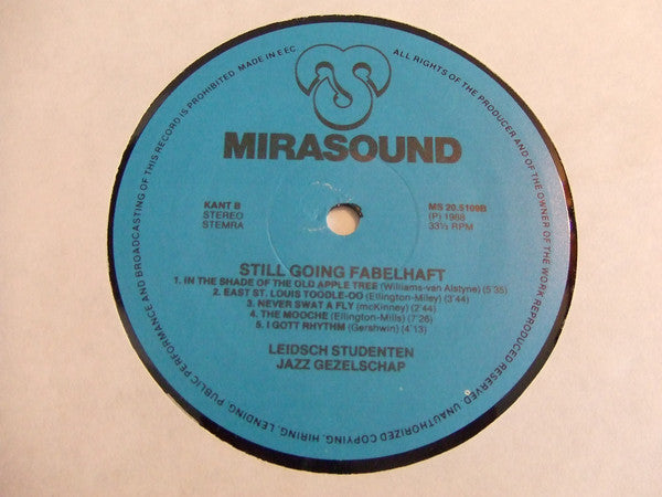 Leidsch Studenten Jazz Gezelschap : Still Going Fabelhaft (LP, Album)