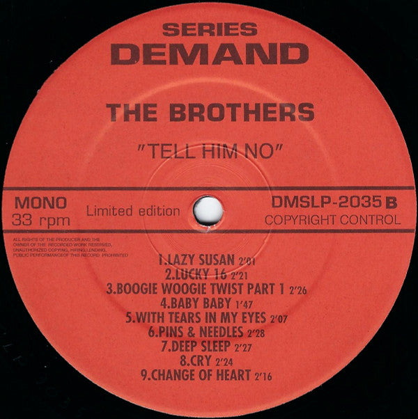 Dean And Marc* : Tell Him No (LP, Comp, Mono, Ltd)