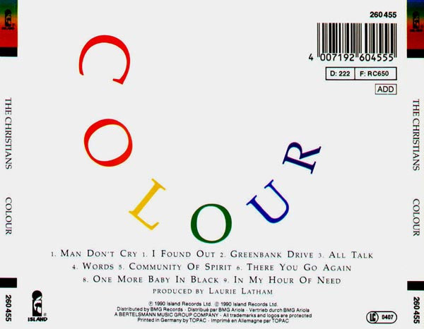 The Christians : Colour (CD, Album)