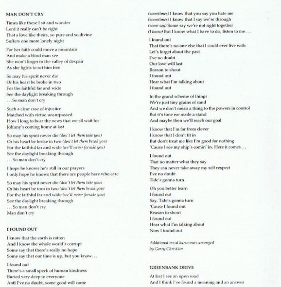 The Christians : Colour (CD, Album)