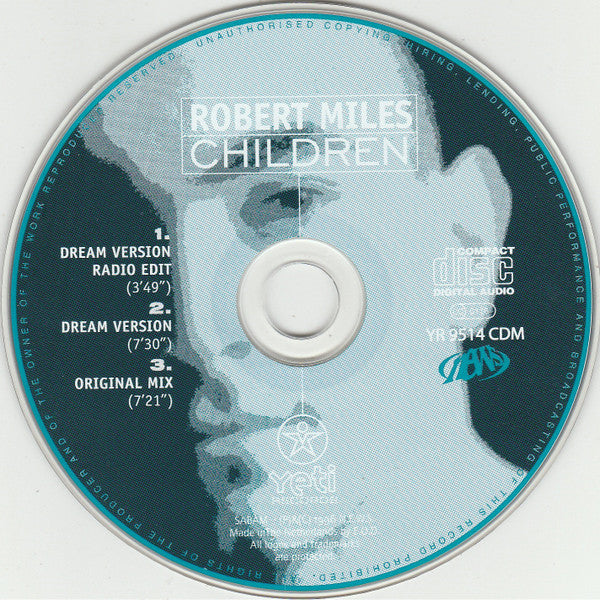 Robert Miles : Children (CD, Maxi)