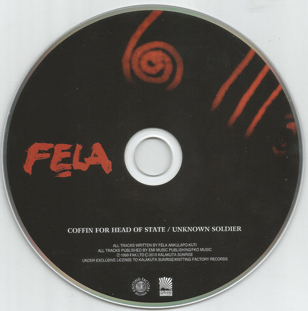 Fela Kuti : Coffin For Head Of State / Unknown Soldier (CD, Comp, RE, RM)