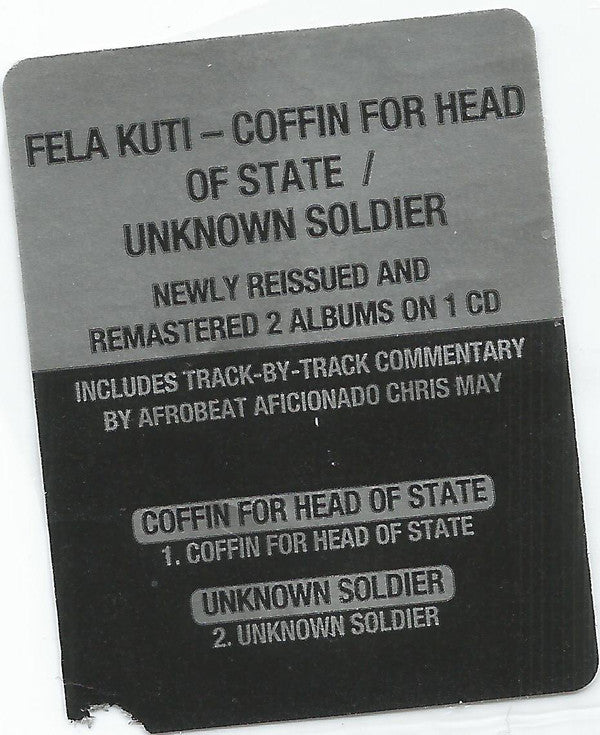 Fela Kuti : Coffin For Head Of State / Unknown Soldier (CD, Comp, RE, RM)