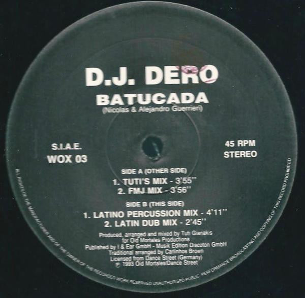 DJ Dero : Batucada (12")